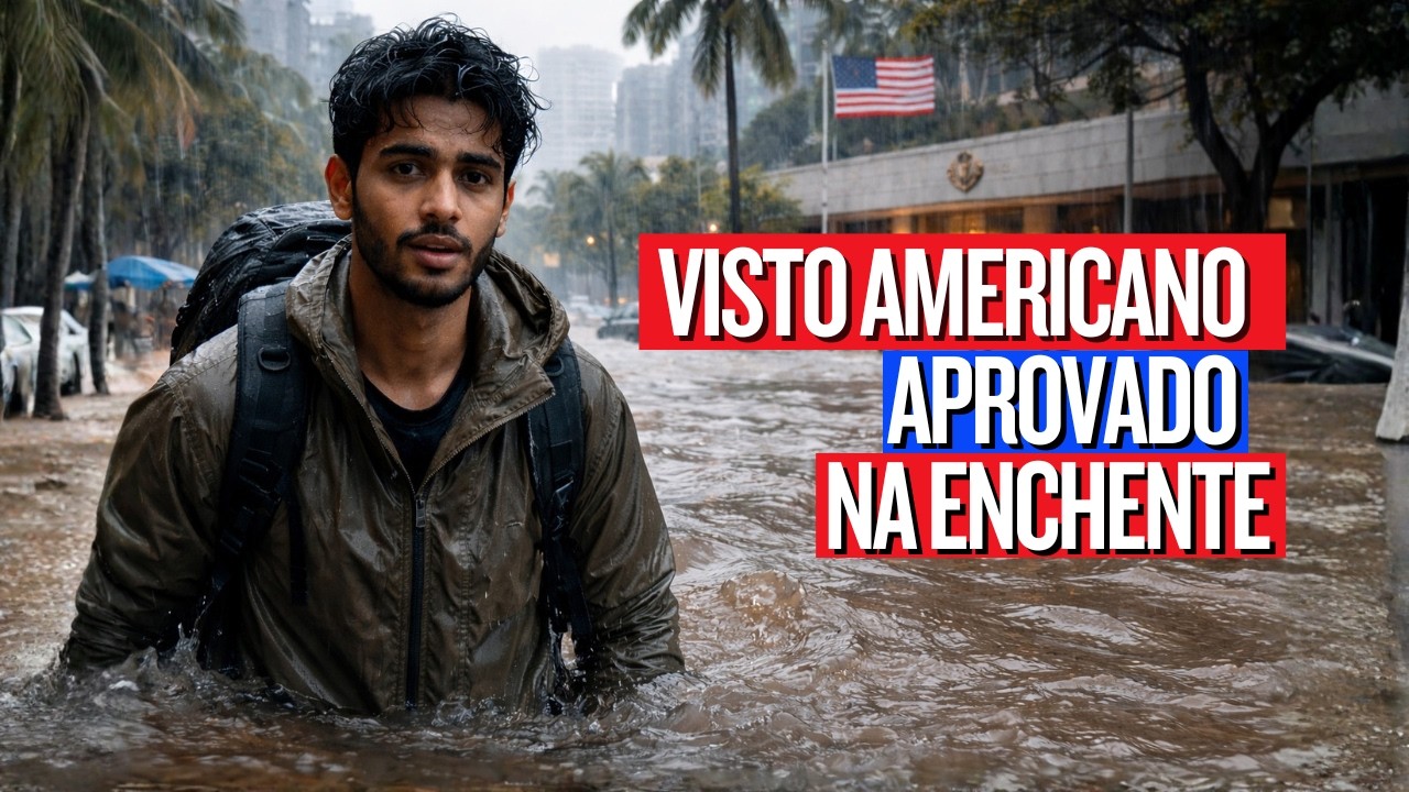 VISTO AMERICANO APROVADO NO DIA DA ENCHENTE