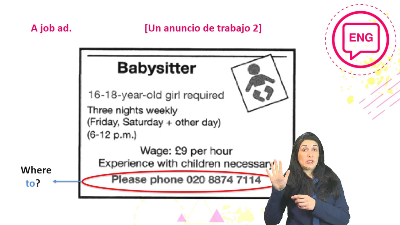 Inglés Nivel II "Un anuncio de trabajo" Clase EN VIVO! YouTube