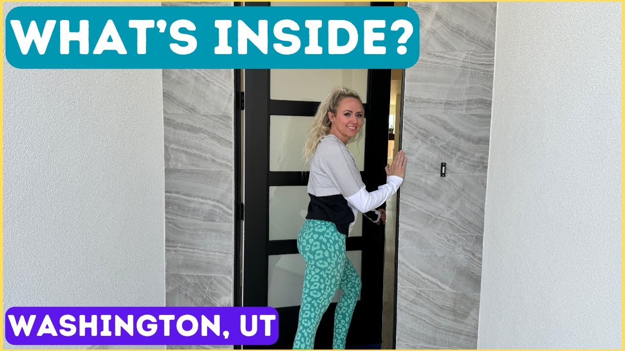 new construction in washington utah : custom home with RV garage