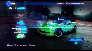 Chevy Corvette ZR1 (Blur Gameplay) fully modified