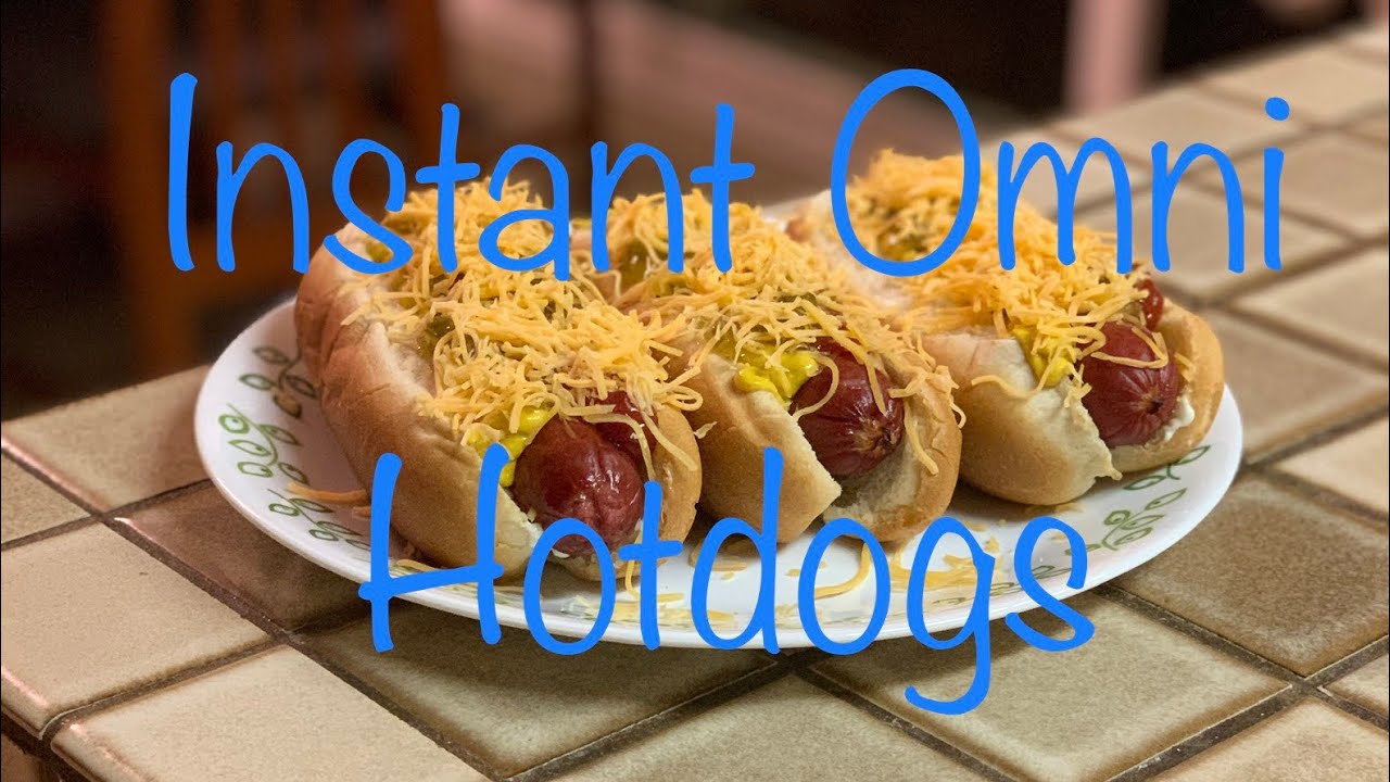 Instant Omni Rotisserie Hot dogs YouTube
