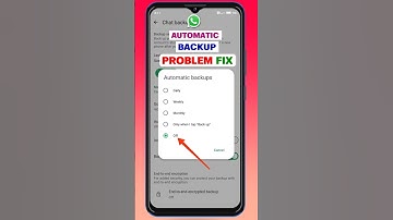 👆Whatsapp Auto Backup Off ⚡  Whatsapp Auto Backup Problem Fix #shorts #mobile #whatsapp