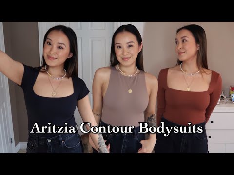 Aritzia Babaton Contour Bodysuit Try On and Review!