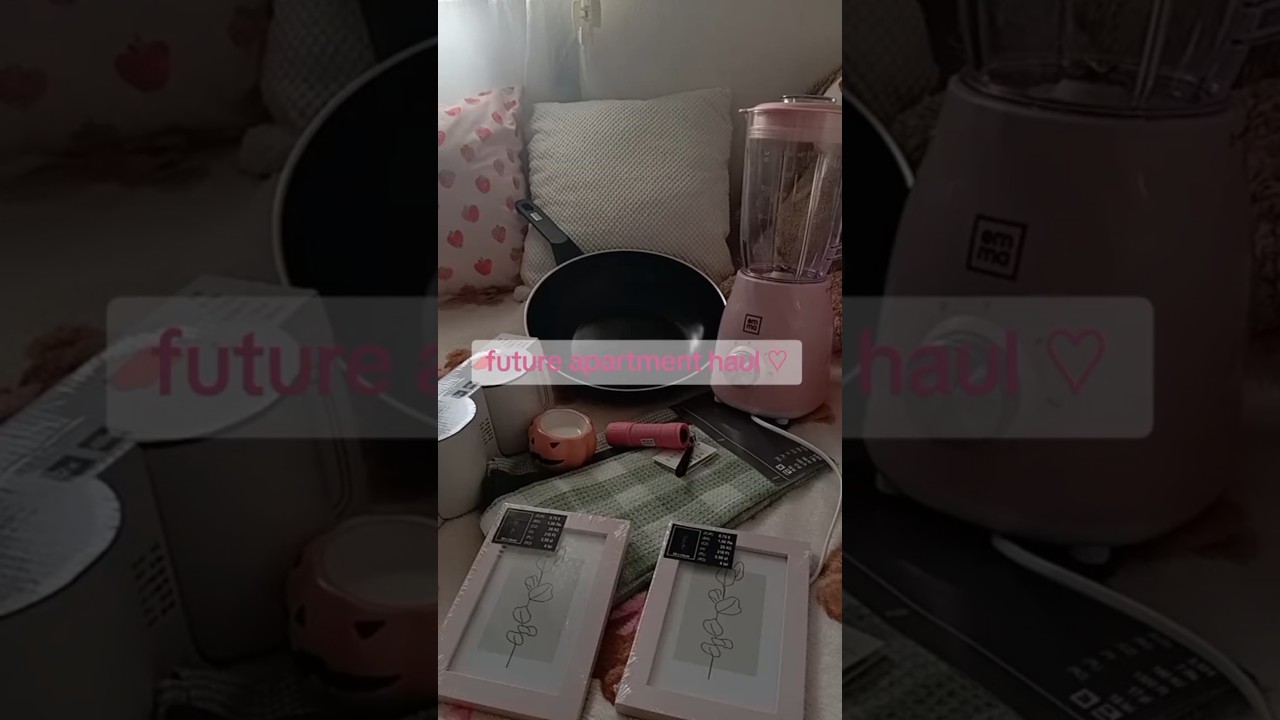 future apartment haul 🏠🩷