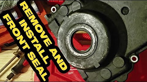 Ls Timing Cover Seal Replacement