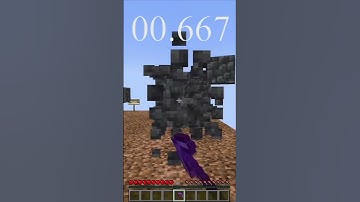 Can Deepslate be mined instantly? #Shorts