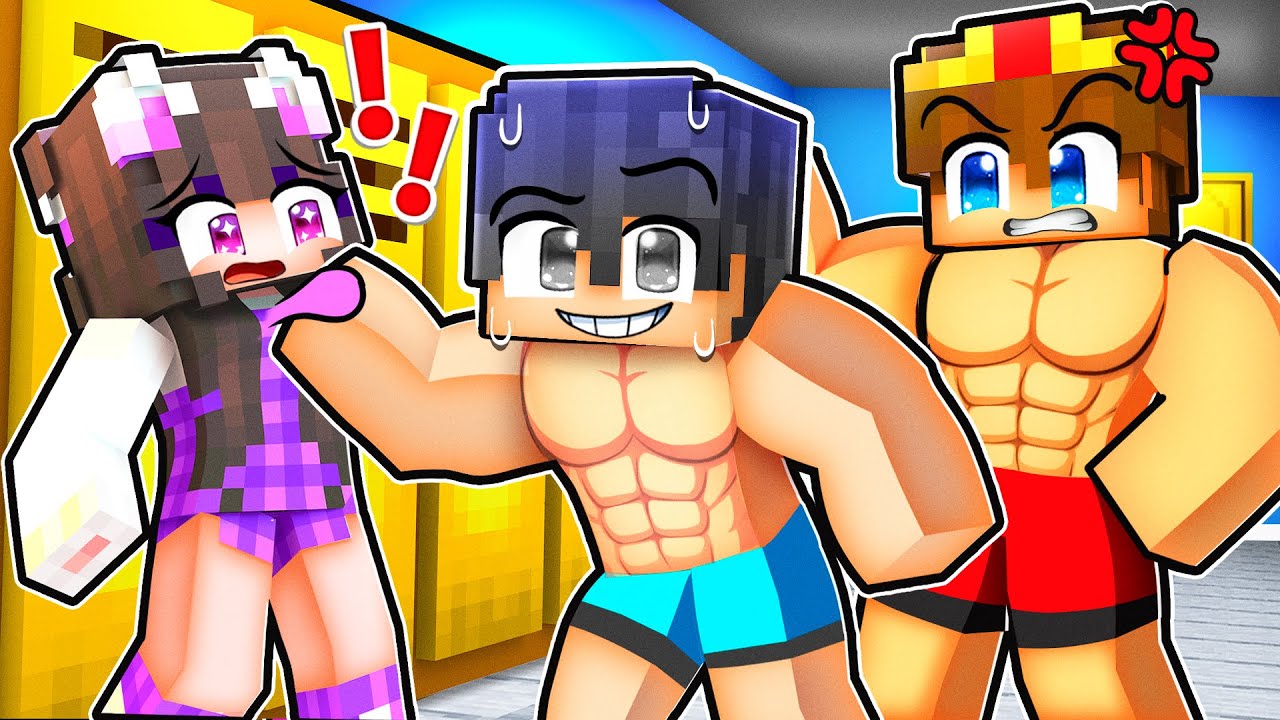 Meine FREUNDIN wurde gemobbt, also wurde ich super muskulös in Minecraft!