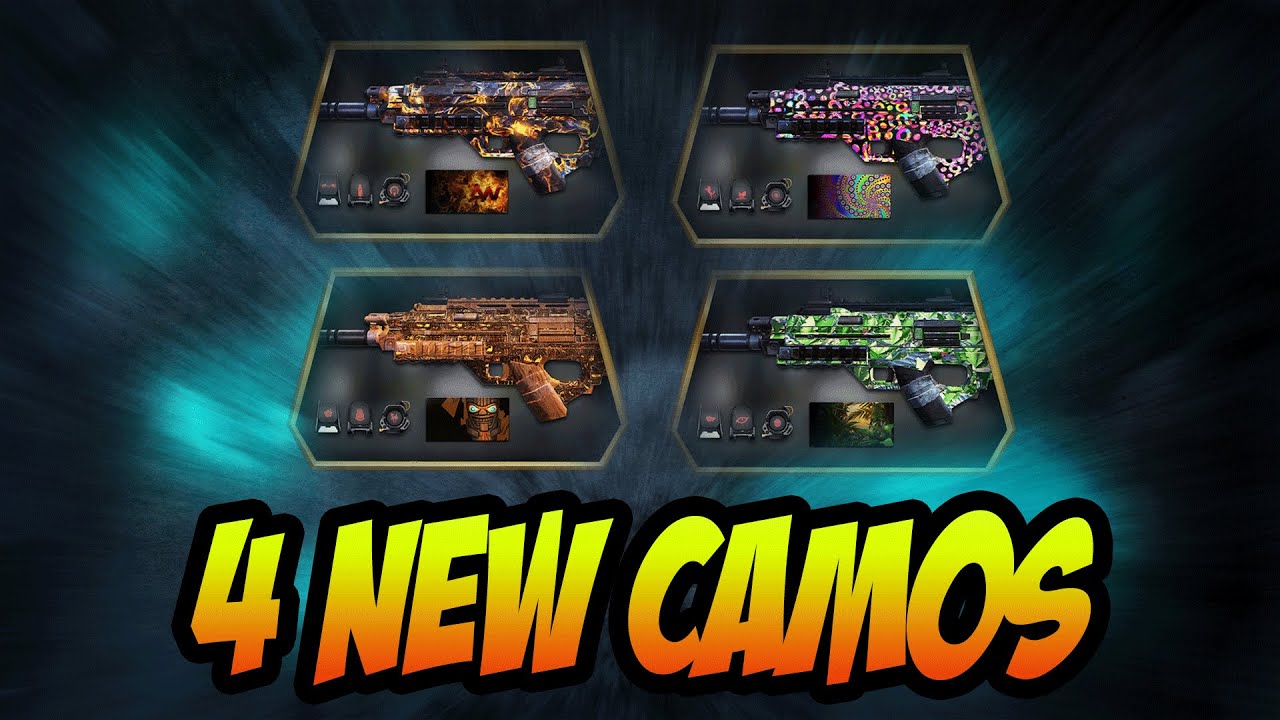 Advanced Warfare *NEW* Camo's "LAGOON, TIKI, PSYCHEDELIC, BACKDRAFT" (AW Camo DLC)