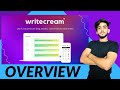 Writecream review and demo  watch me write a blog with writecream  ai writing software shorts