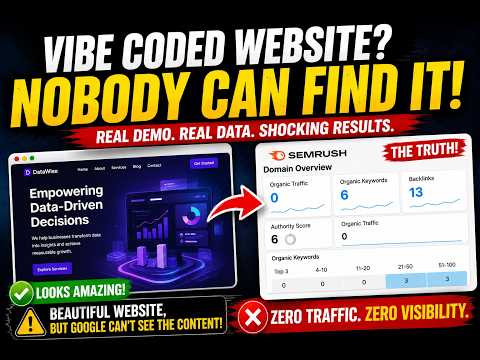 I Tested a Vibe Coded Website Google Couldn't See It!