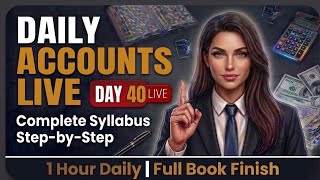 Day 40 Live | BRS (Bank Reconciliation Statement) Full Explanation 🔥 Class 11 Accounts