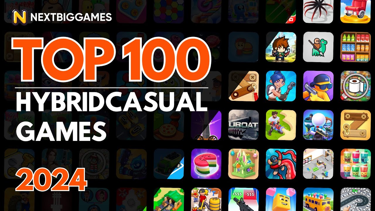 Top 100 HybridCasual Games of 2024 - BEST MOBILE GAMES 2024 - HybridCasual