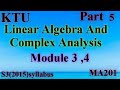 Complex Integration-Linear Algebra and Complex Analysis |S3(2015)| Module 3&4| MA201 | KTU Part 5