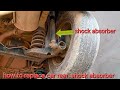 how to replace car rear shock absorber