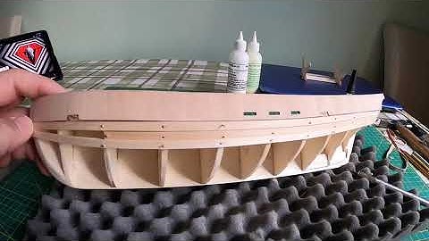 First Planking of the OcCre model kit Polaris