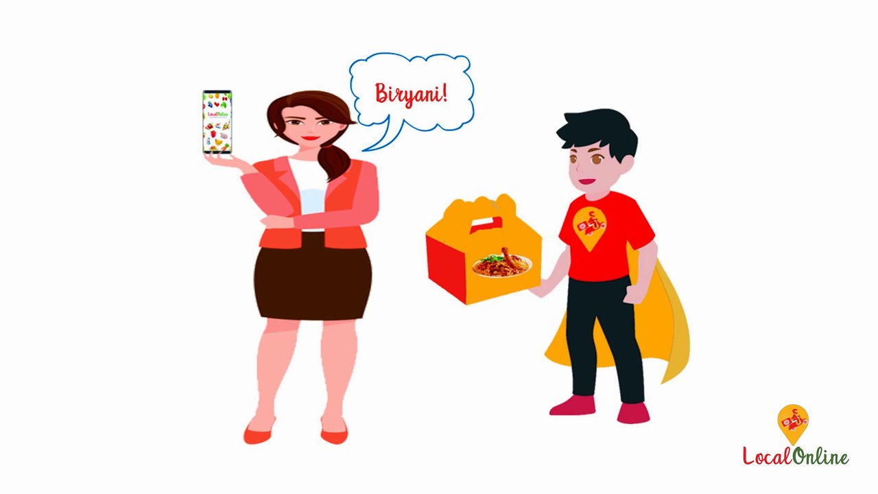 Local Online Delivery in Cartoon World