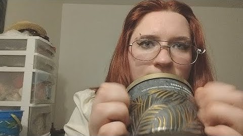 my first ASMR video :D (tapping and scratching on random items, rambling)