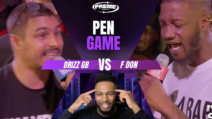 A REAL FIGHT!!! | DRIZZ GB VS F DON | PenGame Rap Battle 2025