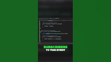 Are you familiar with events and event handlers in CSharp?