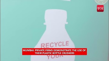 Biocrux PET Bottle Recycling Machine with Instant Cash  Reward @Mumbai BMC office