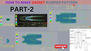 create a Rumper pattern grading PART-2
