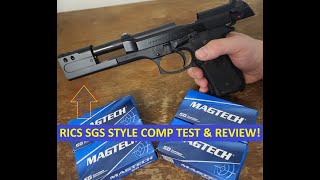 Beretta 92/M9 Rics Compensator Recoil Test – SGS ALGIMEC Style Clone, Does It Actually Work