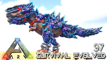 ARK: SURVIVAL EVOLVED - NEW TEK ARMED TREX FOREWORLD MYTH E97 (MOD ARK EXTINCTION CORE)