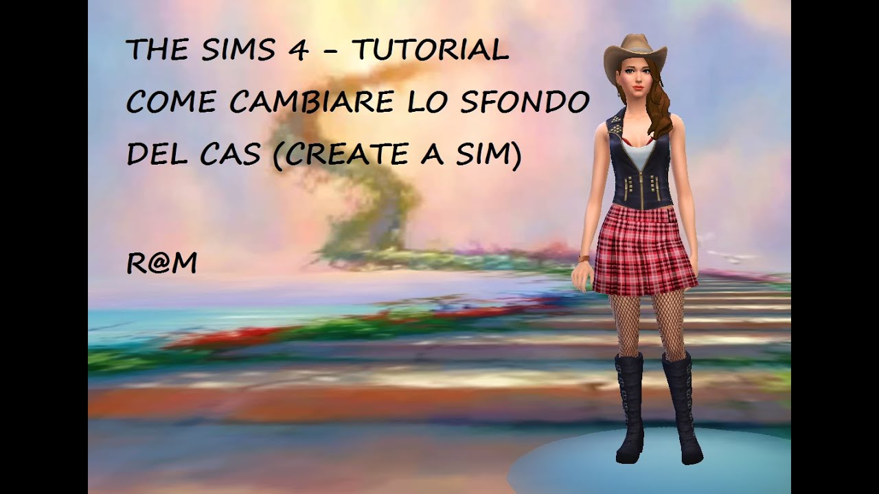 The Sims 4 - TUTORIAL - Come cambiare lo sfondo del CAS - YouTube