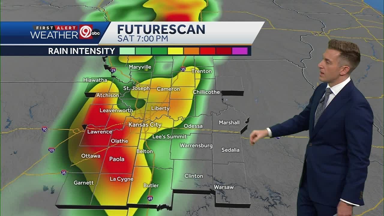 Multiple chances of rain this weekend, storms expected Saturday - YouTube