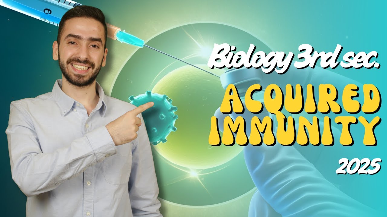Biology 3rd secondary Egypt |Acquired Immunity | Humoral & Cell-Mediated Immunity