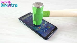 Nokia 5.1 Plus Screen Scratch Test