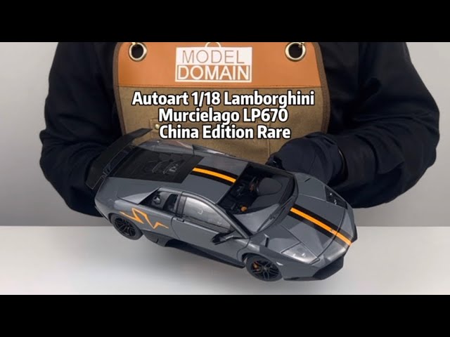 AUTOart 1/18 Lamborghini Murcielago LP670 China Edition Rare - YouTube