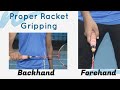 Racket gripping for beginners badmintontutorial series episode 01 malayalam