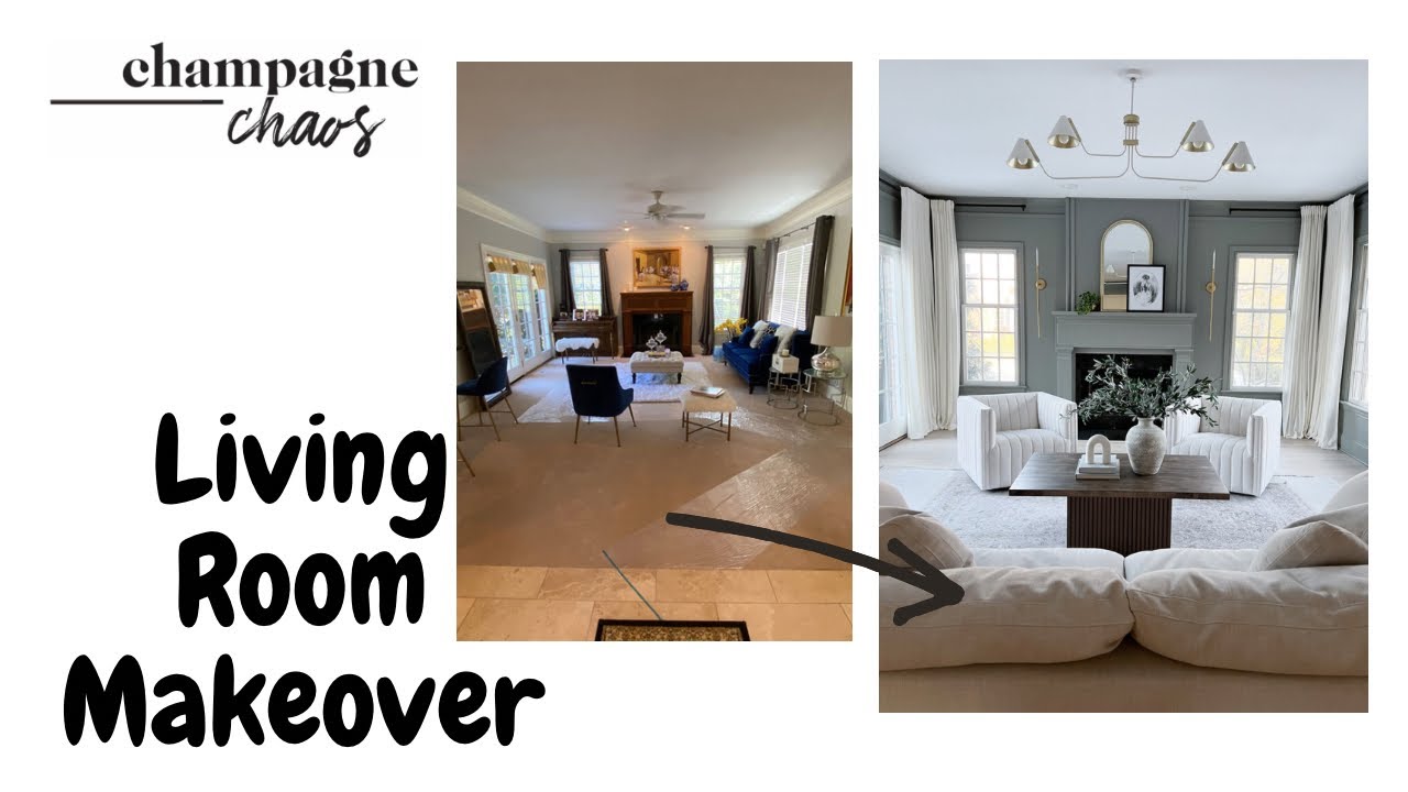 From Boring to AMAZING! Living Room Makeover Magic - YouTube