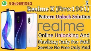 Realme X ( RMX1901) Pin & Pattern Unlock
