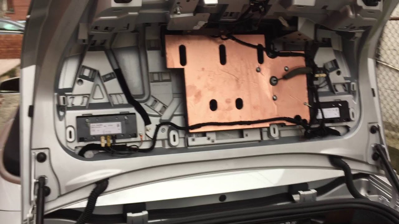 How to fix trunk on Audi A4 if it wont open with button or key fob 