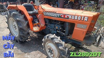Báo giá con máy cày Kubota  ZL2802DT bãi nhật 2 cầu, 4 máy,  trợ lực lái, số trong phần mô tả.