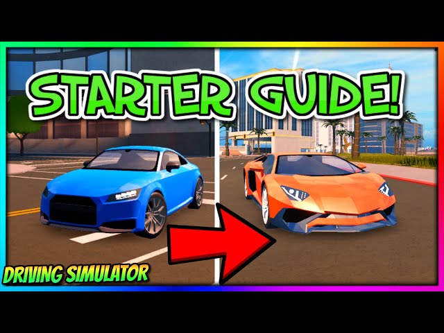 ROBLOX DRIVING SIMULATOR MONEY STARTER GUIDE! [Make 400K an hour!] 