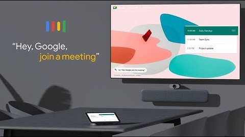 Hands-free control with Google Meet Series One Room Kits