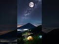 Cinematic drone, camping night atmosphere #shorts