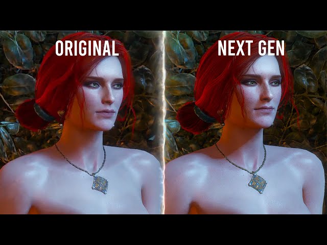 The Witcher 3 vs The Witcher 1/2 Characters Screenshot/GIF Comparison:  Next-Gen Visuals Are Stunning