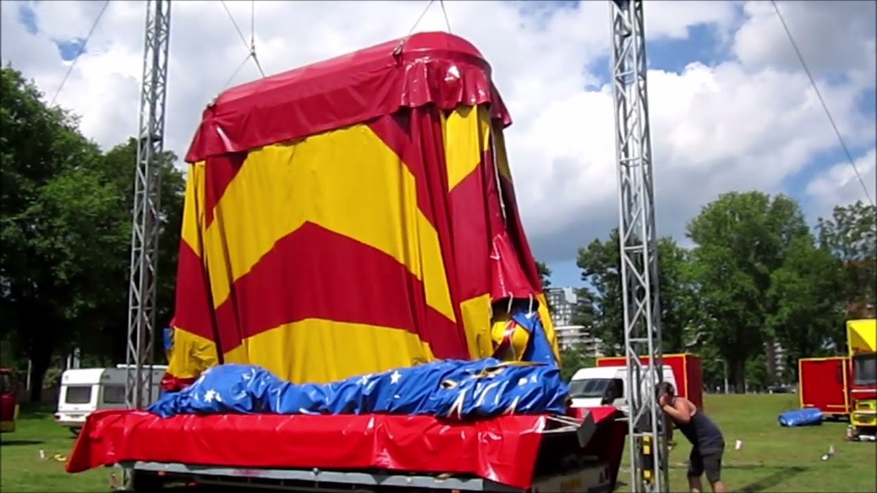 Circus Barani 2019  Set Up New Tent