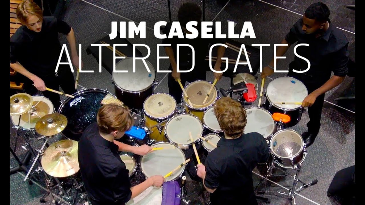 "Altered Gates" for percussion quintet (Jim Casella) YouTube