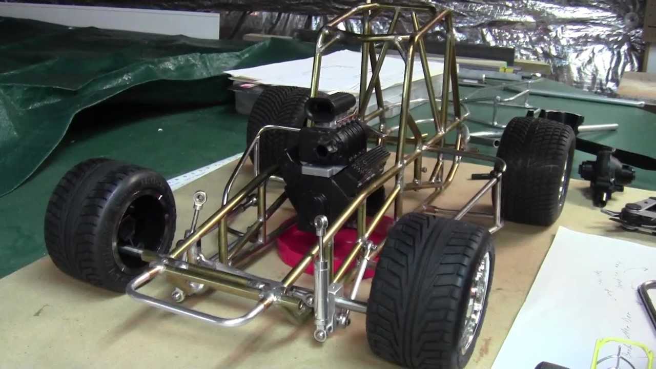 1/8 Scale Sprint Car Part 5 by rcWizzard - YouTube