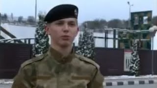 Дэни Байсаров в кадетском корпусе Чечни