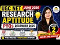 UGC NET Paper 1 Research Aptitude PYQs Class 2 | Dec 2025 Questions with Explanation#ugcnet 