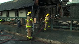 Haskell's Port of Excelsior restaurant damaged from fire