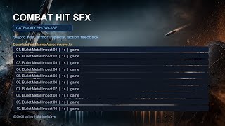 Combat Hit Sound Effects for Games | Sword Impact SFX