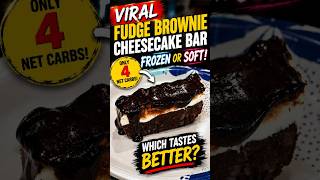 Viral Fudge Brownie Cheesecake Bar: Frozen or Soft? 👀