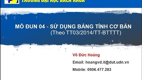 IU04 _4.1: Giới thiệu Microsoft Office Excel 2016